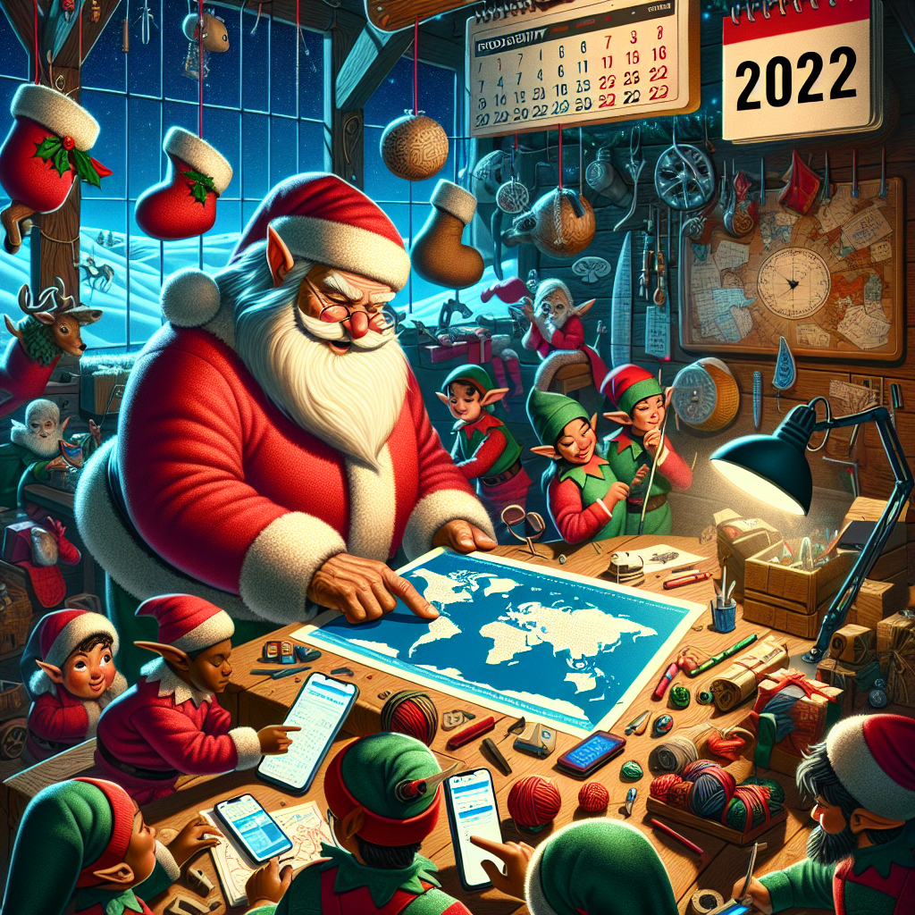 Santa Preparing for 2022